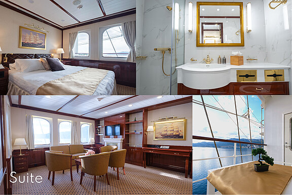 Collage der Owner's Suite