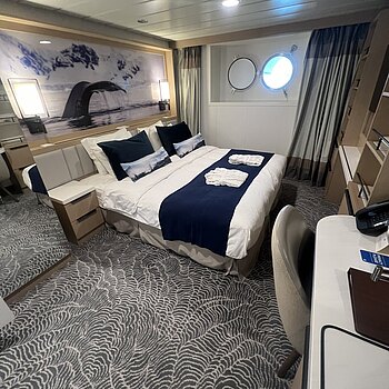 Außenkabine der Ocean Albatros