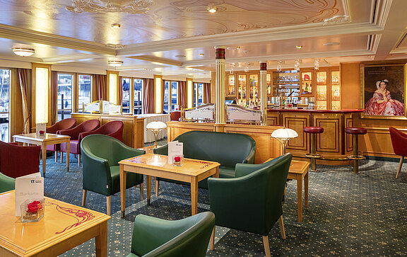 Der Panoramasalon und die Bar Der Panoramasalon und die Bar